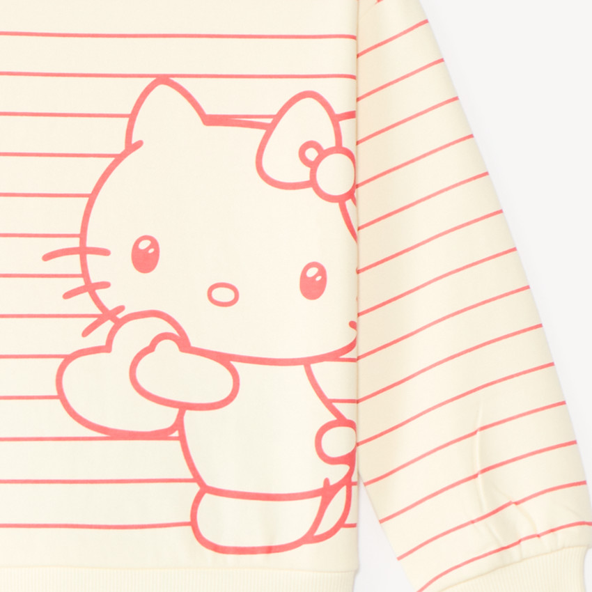 Conjunto de sudadera y jogger niña con estampado de Hello Kitty 