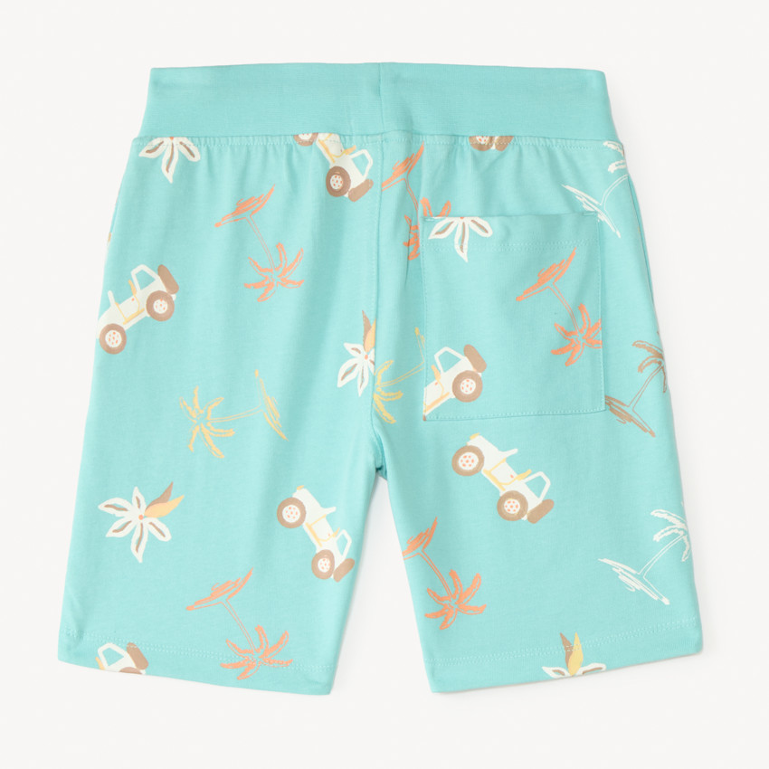 Lote de 4 bermudas de malla con diseño para niño 