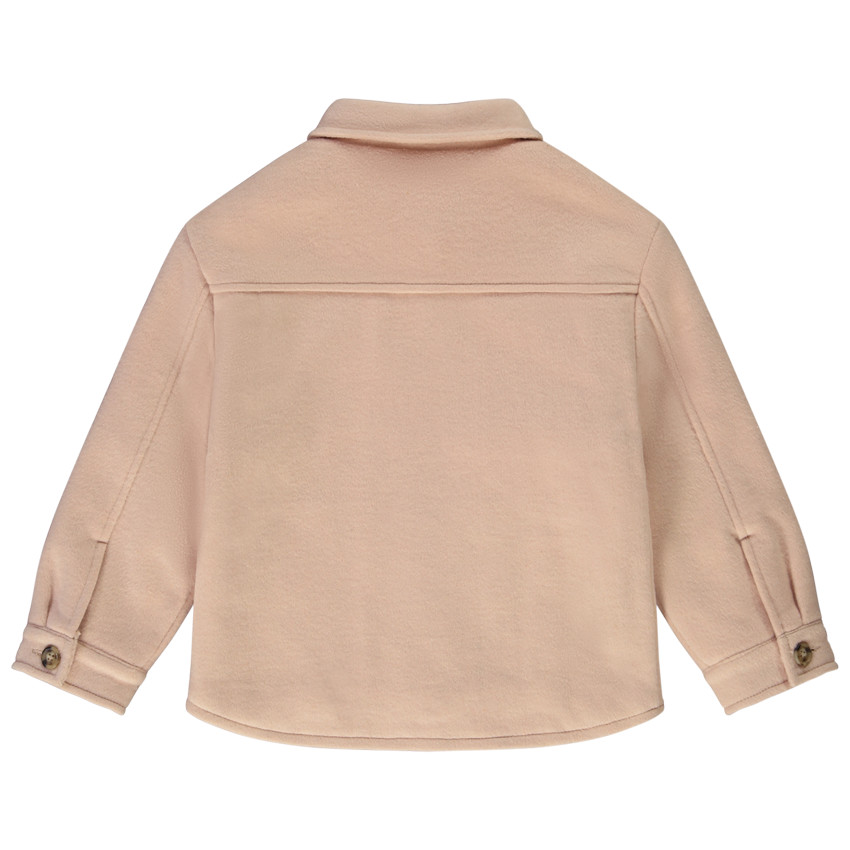 Chaqueta sobrecamisa de lana para niña 