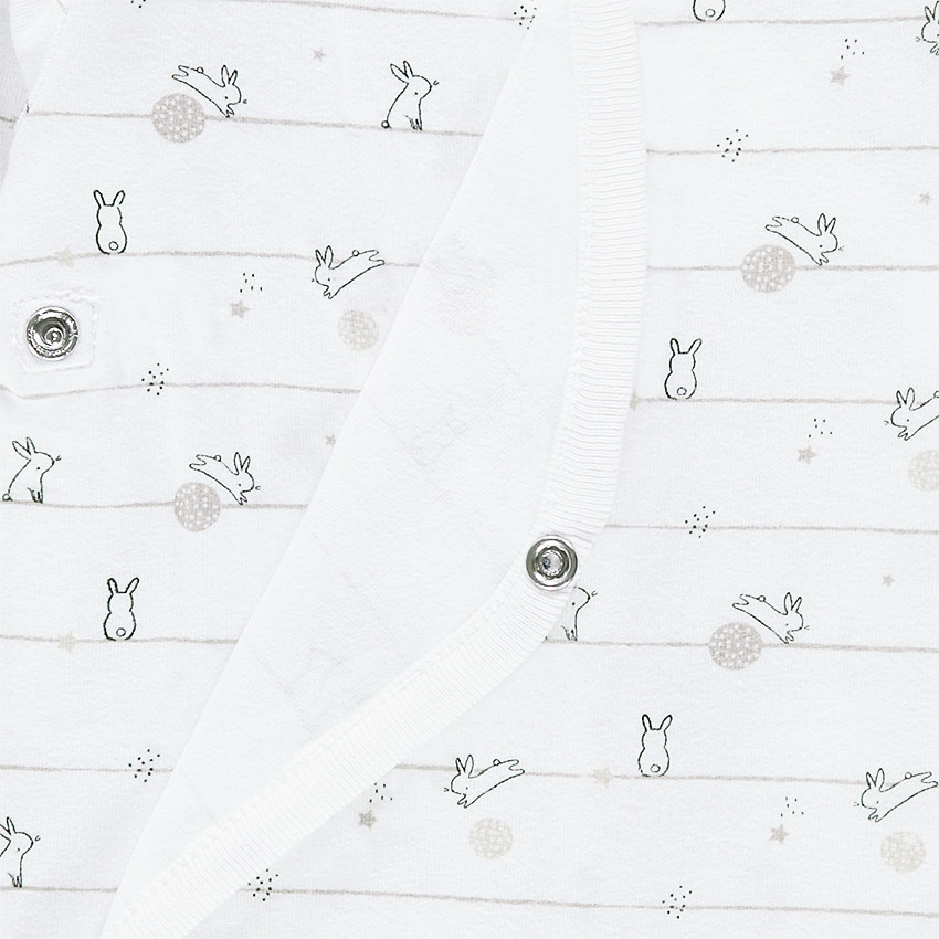 Juego de 2 bodies de manga larga de punto con estampados de fantasía 