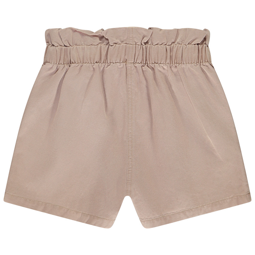 Short con volantes y lazos decorativos para niña 