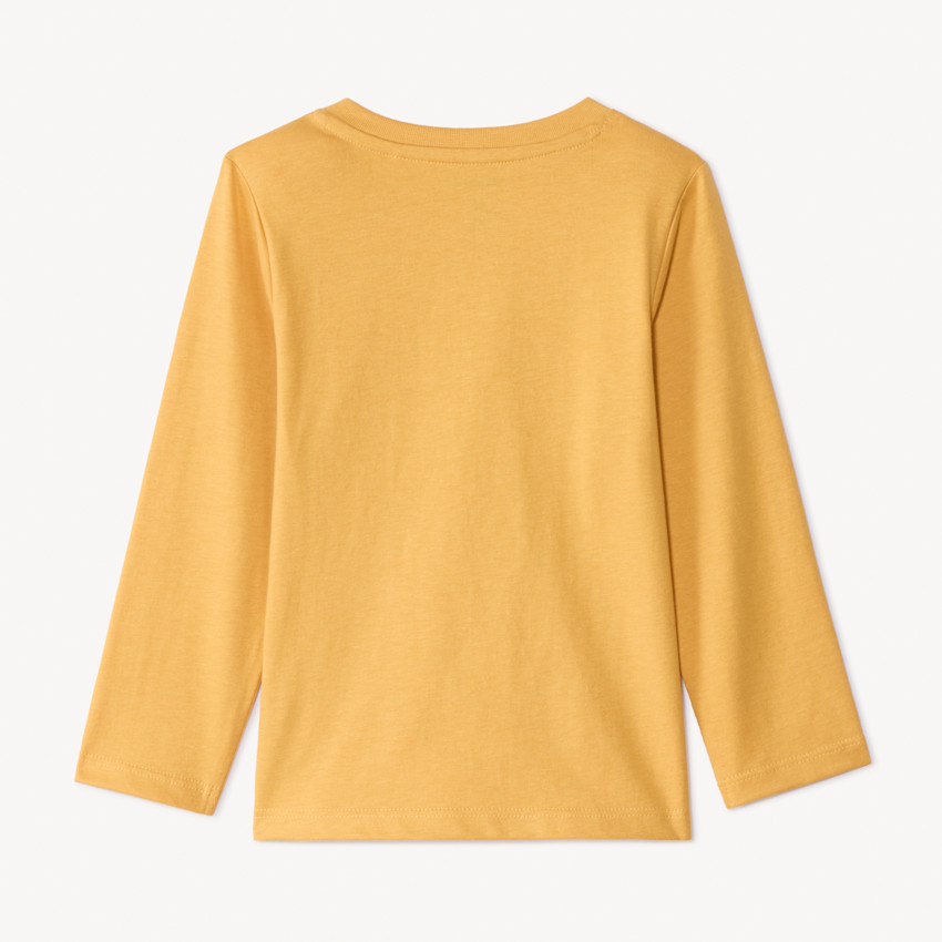 Camiseta de manga larga con estampado en relieve para bebé niño 