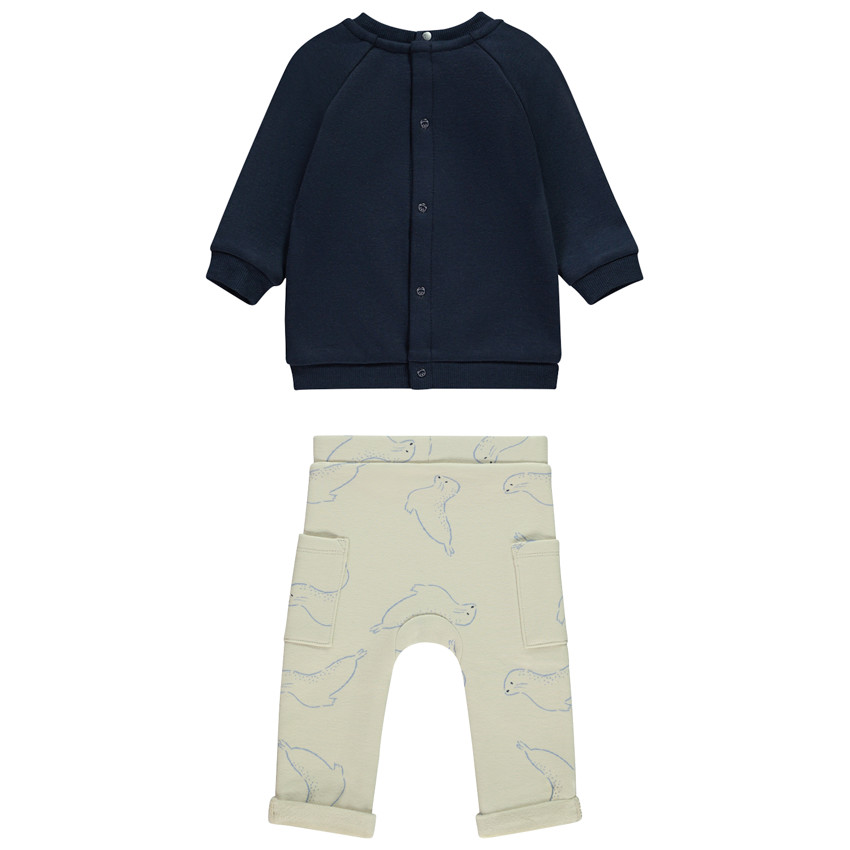 Conjunto de 2 piezas con estampado de ositos y focas para bebé niño  Additional Conjunto de 2 piezas con estampado de ositos y focas para bebé niño