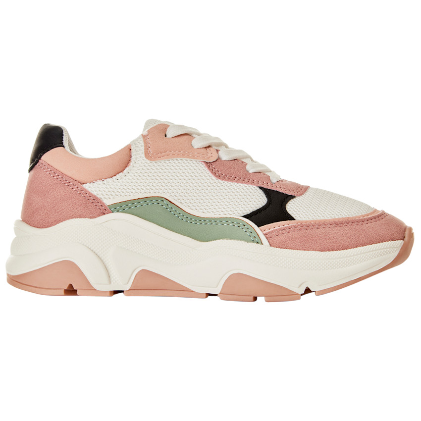 Zapatillas deportivas con detalles en contraste niña 