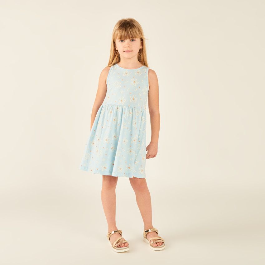 Vestido sin mangas con estampado fantástico niña 