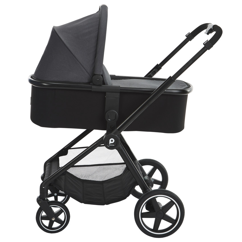 Carrito Trío Athéna con silla de coche i-Prim gris 