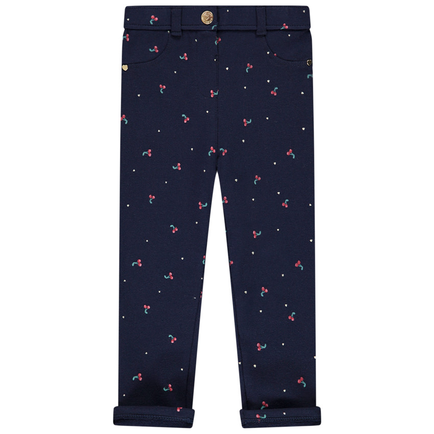 Jeggings de felpa estampados para bebé niña 