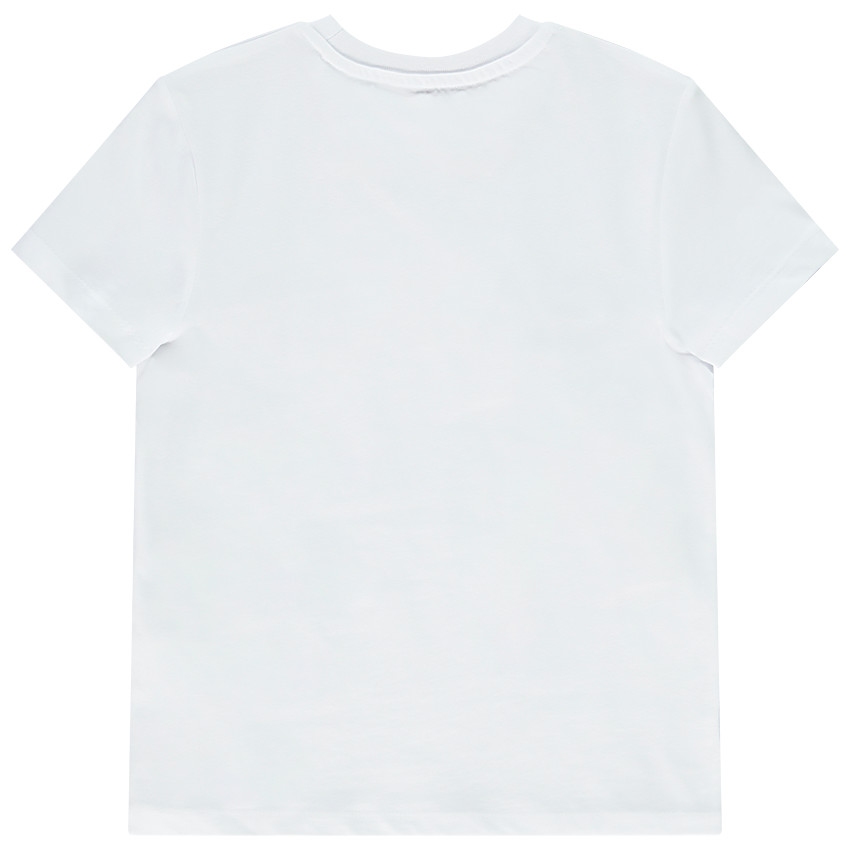 Camiseta manga corta con estampado y lentejuelas mágicas para niño 