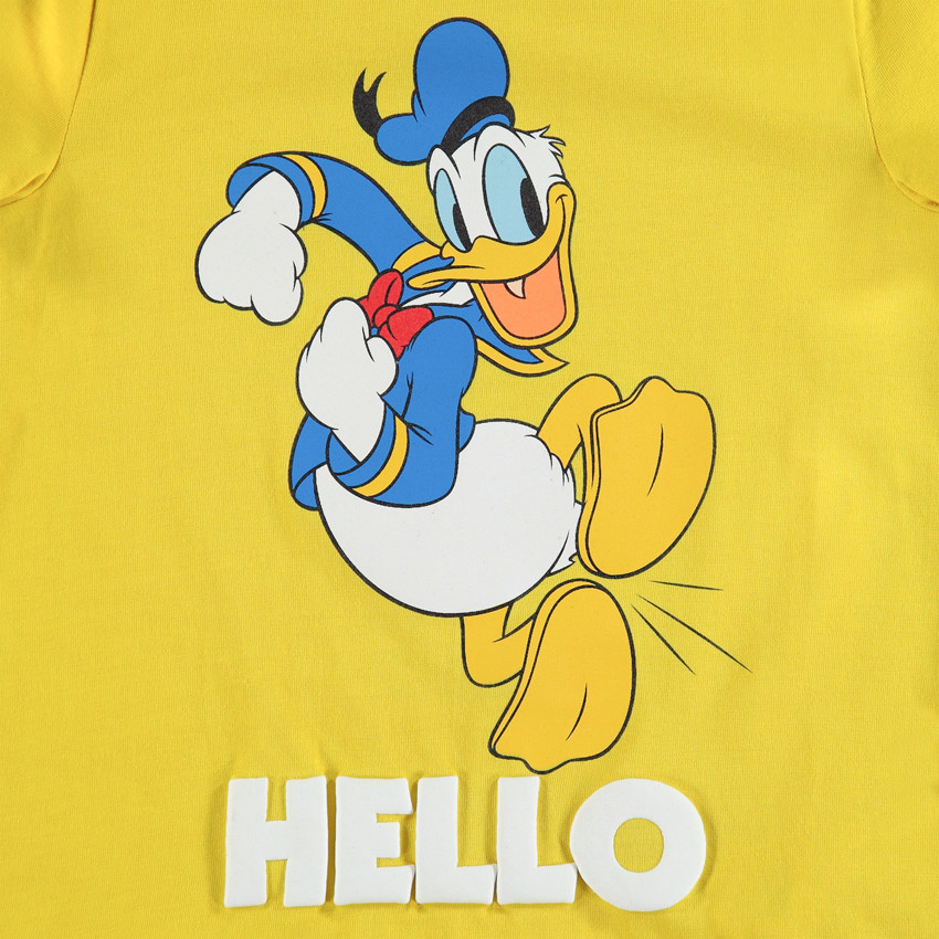 Conjunto camiseta y bermudas algodón orgánico Donald Disney Main Conjunto camiseta y bermudas algodón orgánico Donald Disney