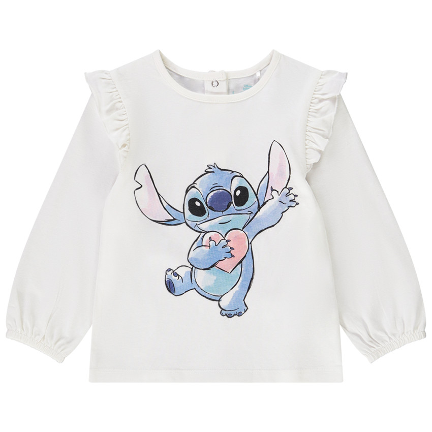 Disney Paquete de 3 camisetas Lilo and Stitch para niñas