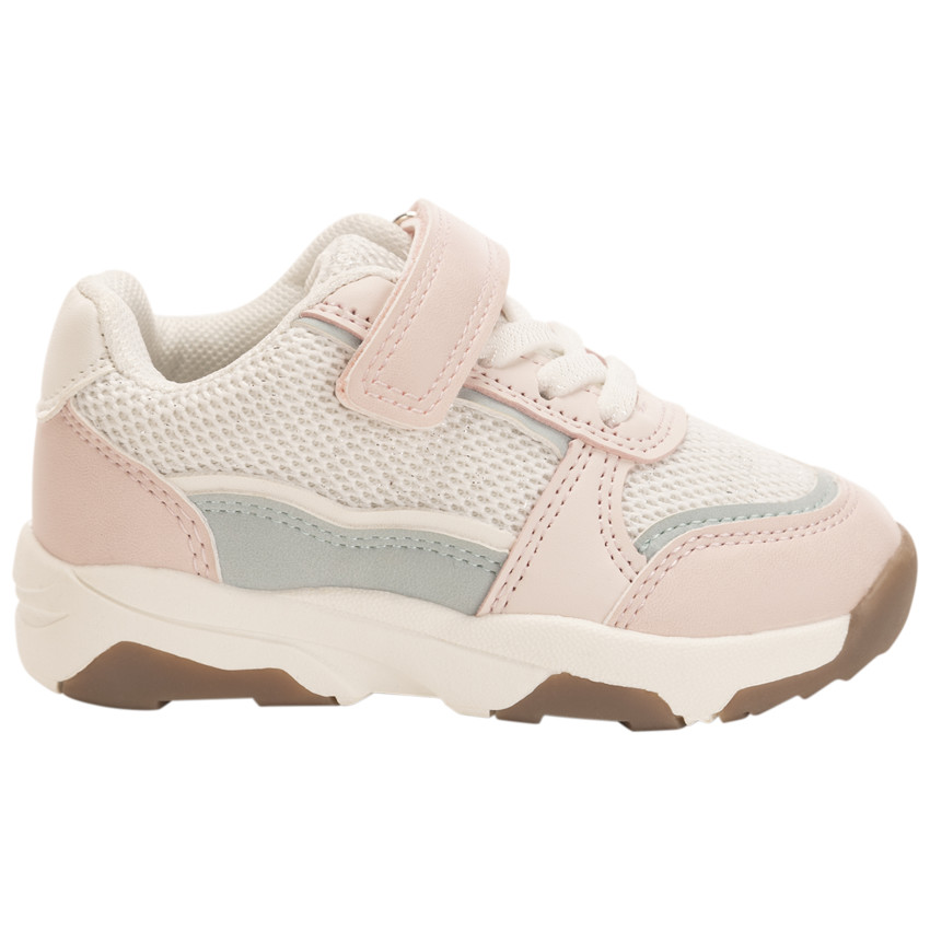 Zapatillas deportivas de malla con apliques para bebé niña 
