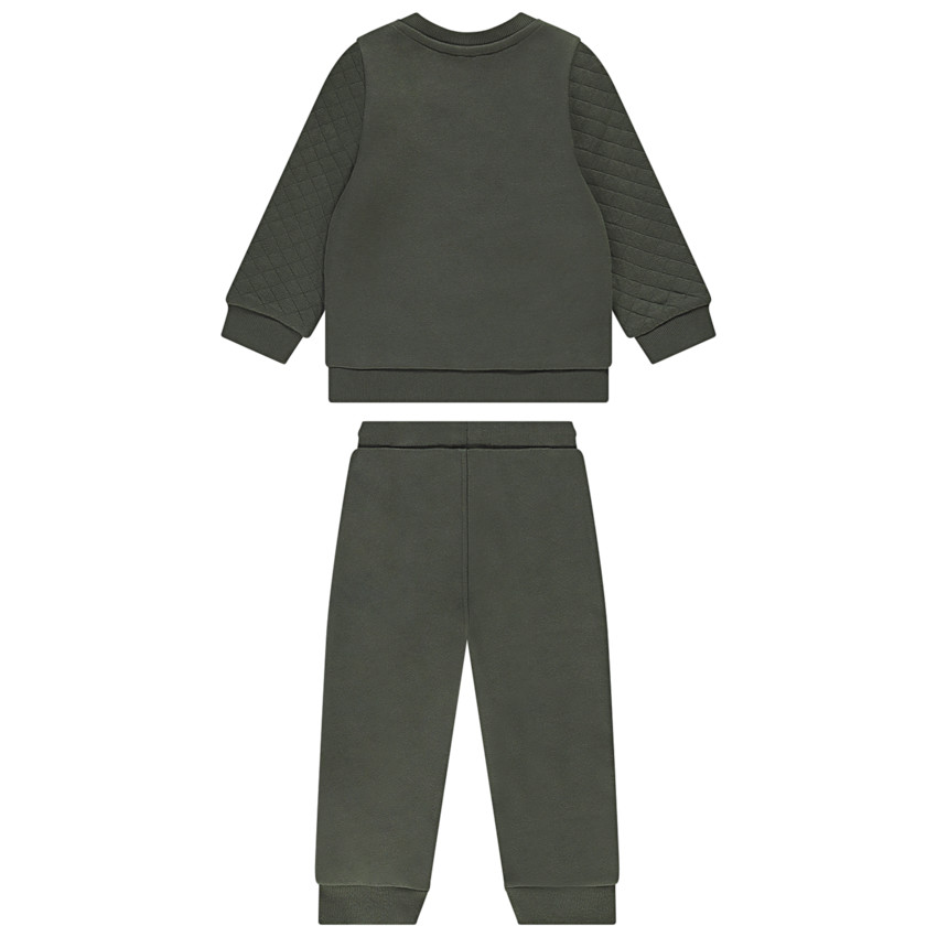 Ensemble 2 pièces en molleton print fantaisie pour garçon 