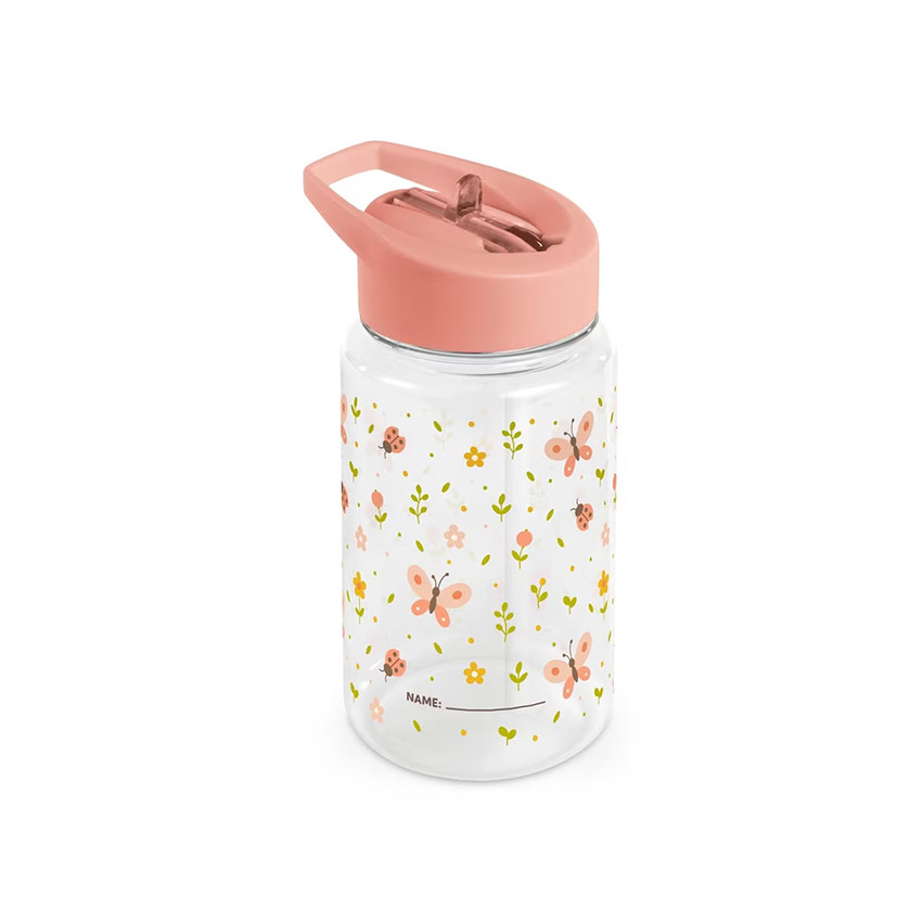 Botella con pajita 450ml Kiddie Bottle Butterfly 