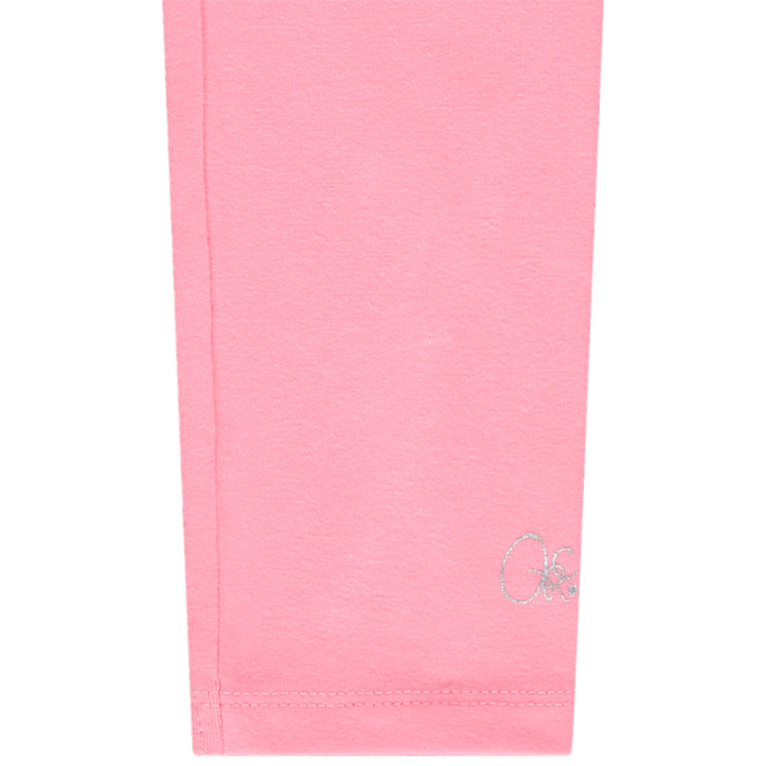 Lot de 2 leggings unis en jersey fille 
