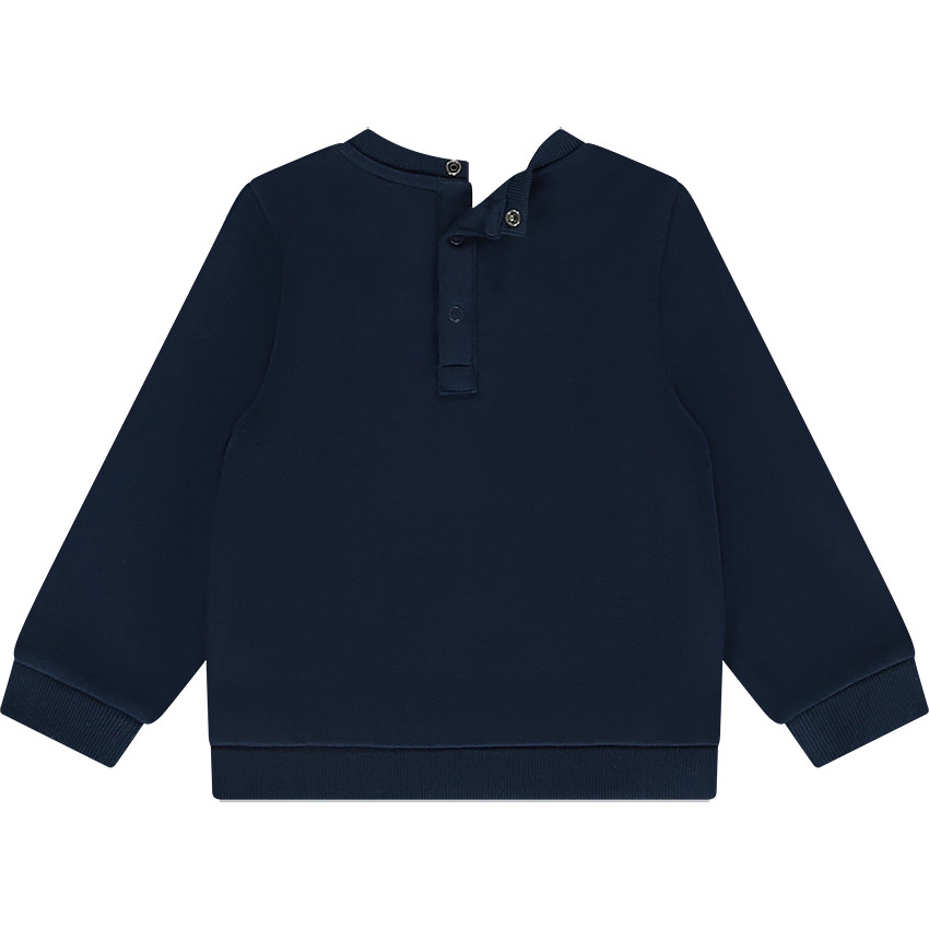 Sweat en molleton gratté avec print placé pour bébé garçon Main Sweat en molleton gratté avec print placé pour bébé garçon