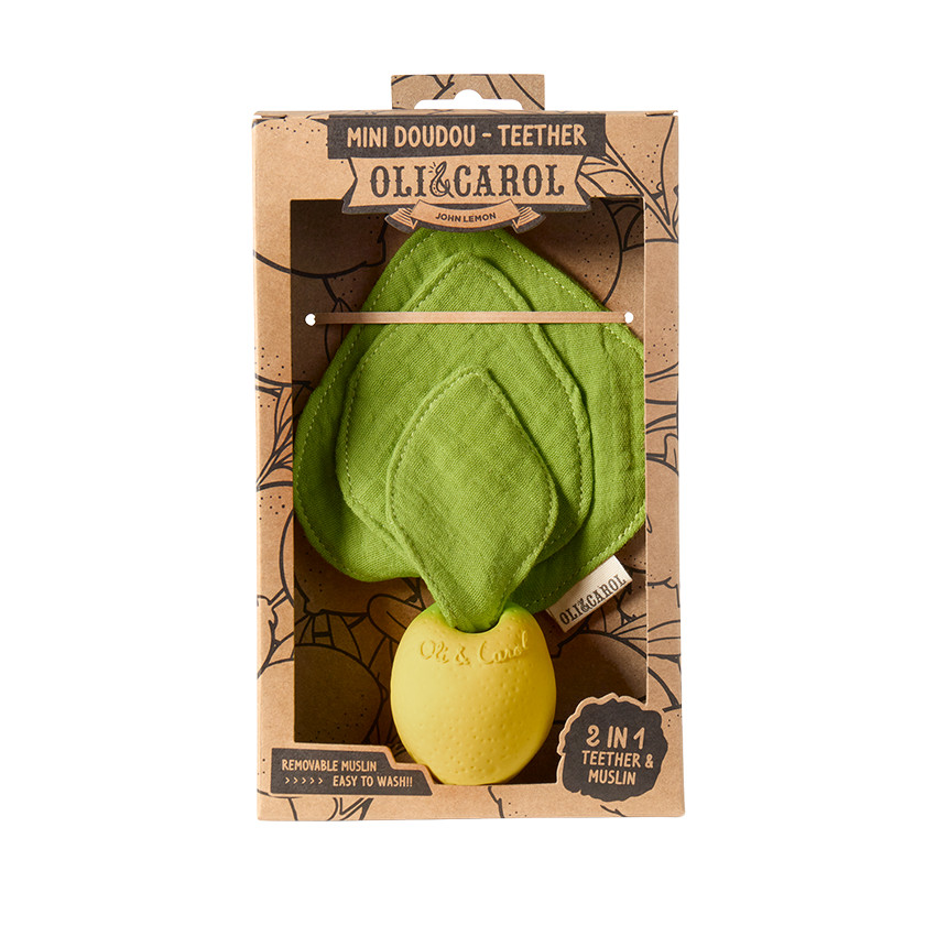 Mini dudú y mordedor 2 en 1 Lou el limón 