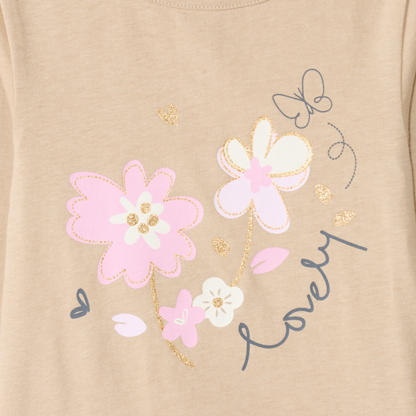 Lote de 4 camisetas de manga larga fantasía para bebé niña 