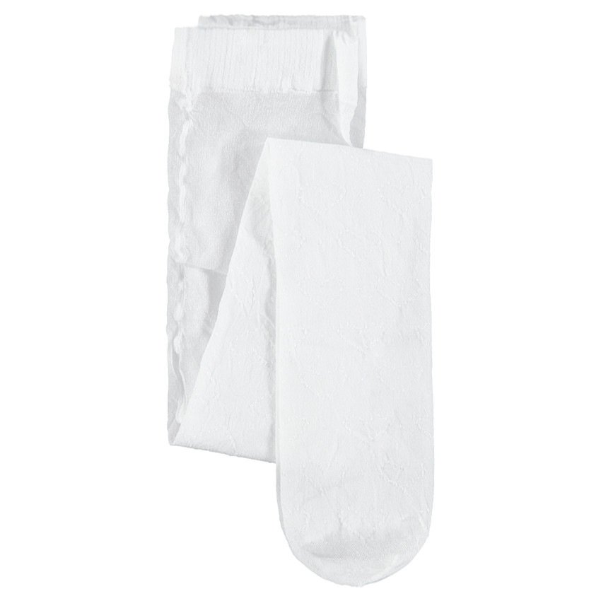 Medias finas con dibujo del mismo color 