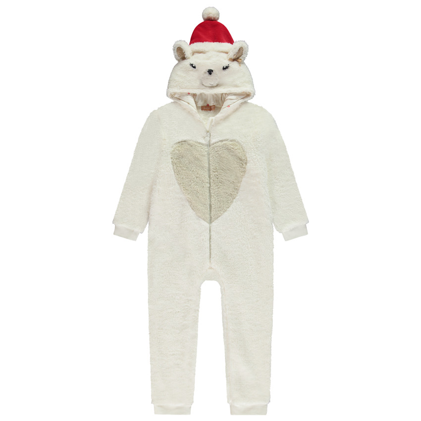 Sobrepijama de sherpa con oso polar de Navidad para niña  Additional Sobrepijama de sherpa con oso polar de Navidad para niña