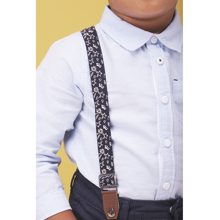 Camisa lisa de manga larga con bolsillo  Additional Camisa lisa de manga larga con bolsillo