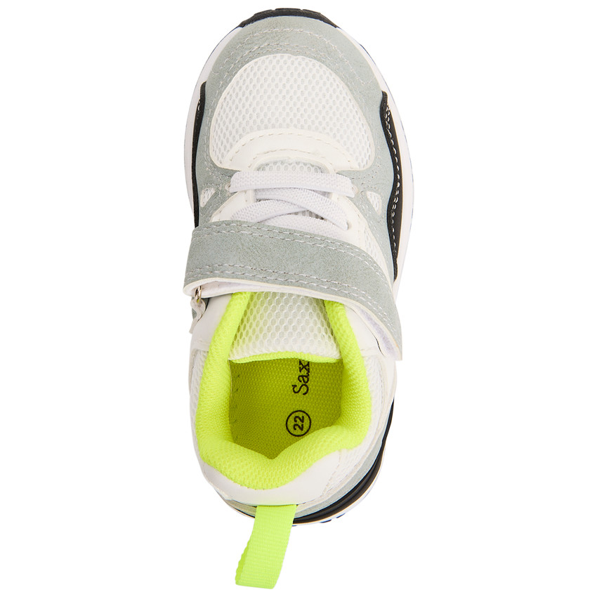 Bambas bajas con detalles y malla para bebé niño 