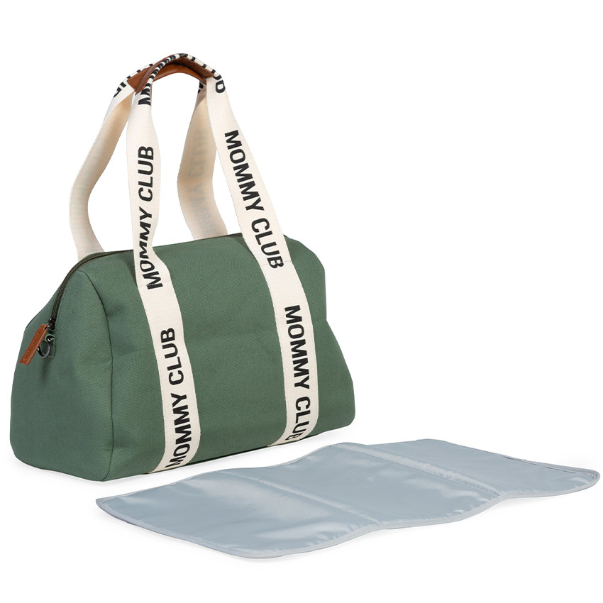 Sac à langer Mommy Club Signature Canvas Vert  