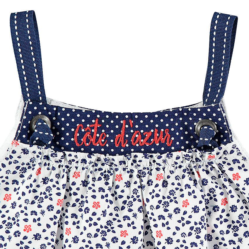 Túnica con tirantes y flores estampadas all over  Additional Túnica con tirantes y flores estampadas all over