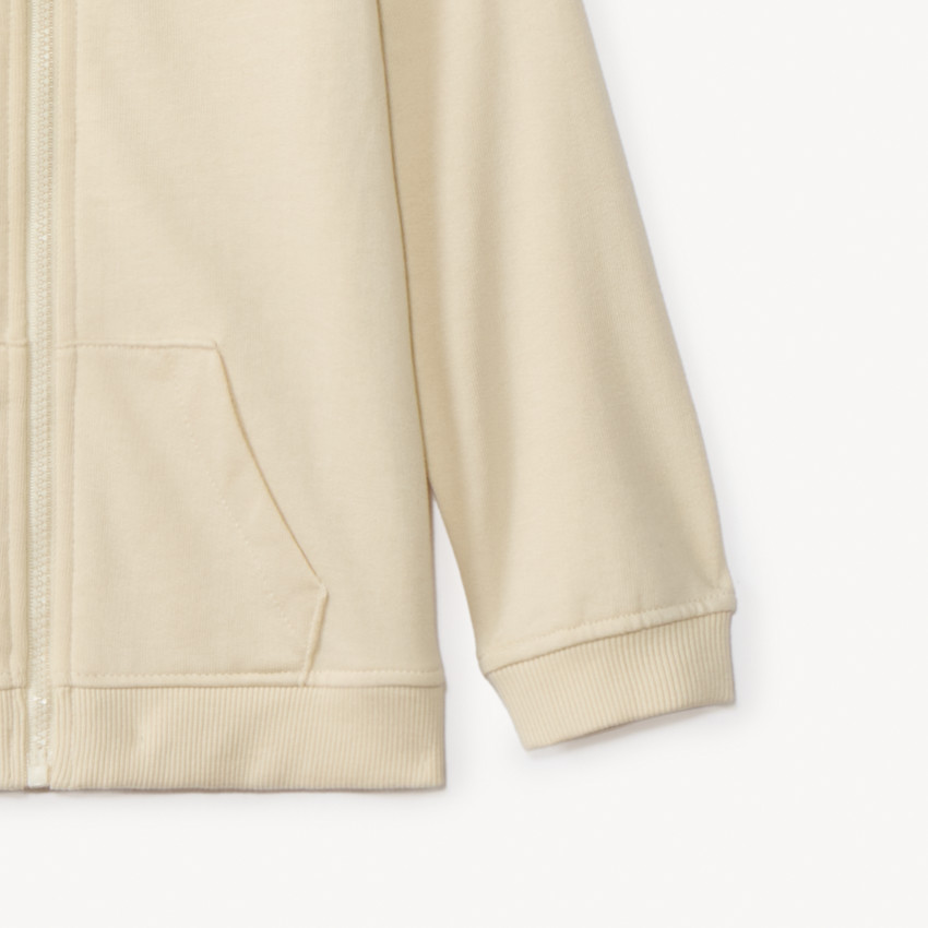 Chaleco de felpa con capucha de oso para bebé niño 