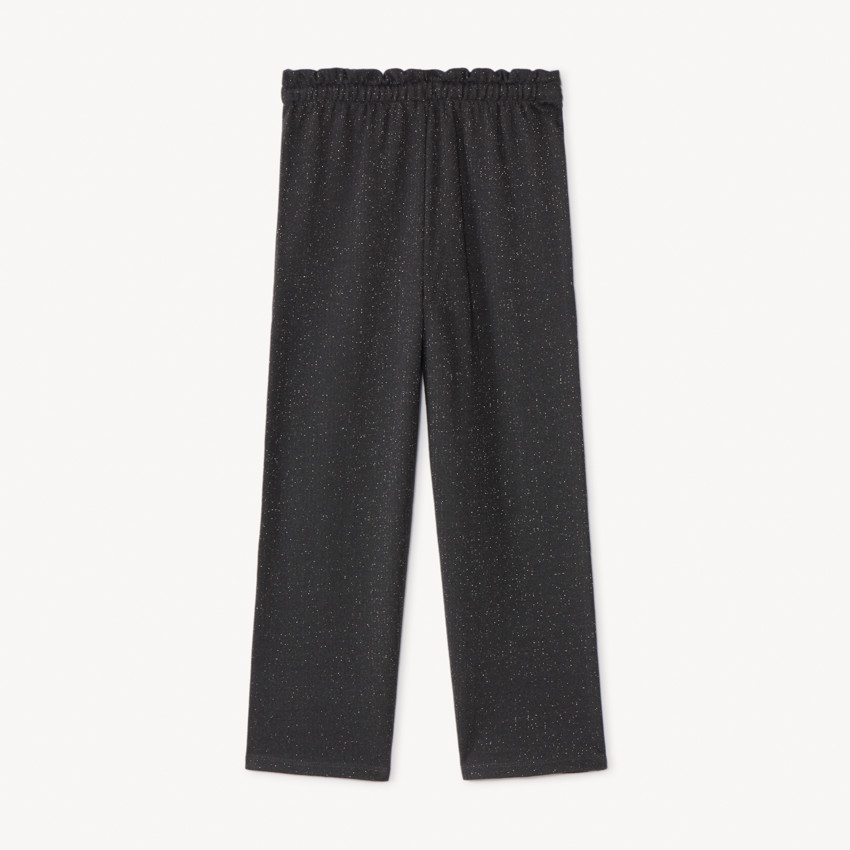 Pantalón de chándal recto de felpa brillante niña 