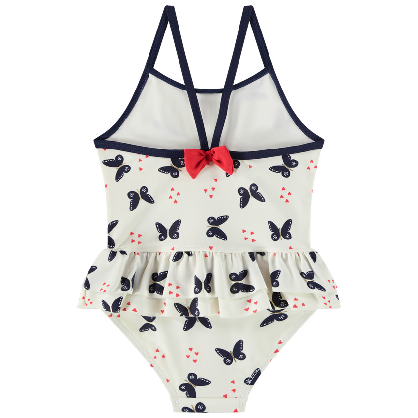 Bañador de una pieza con estampado de mariposas para bebé niña 