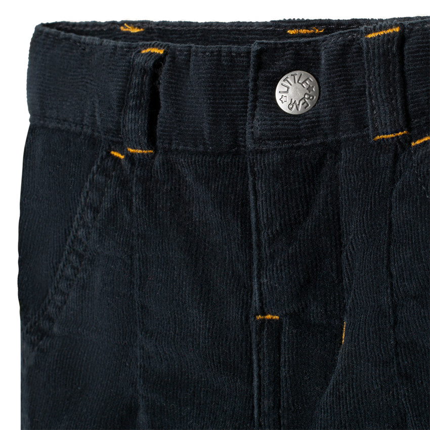 Pantalón de terciopelo forrado de jersey 