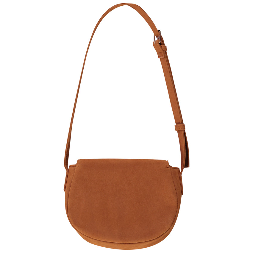 Bolso bandolera bordado en ante y sherpa niña 