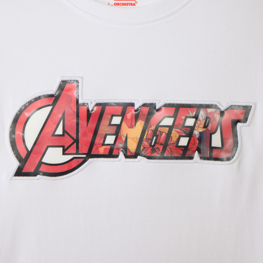Camiseta de manga larga para niño con impresión lenticular de Avengers Marvel. 
