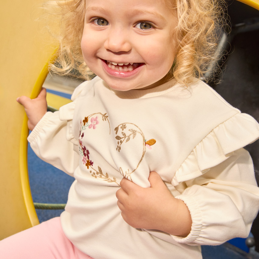 Conjunto de sudadera + pantalones de chándal fantasía para bebé niña 