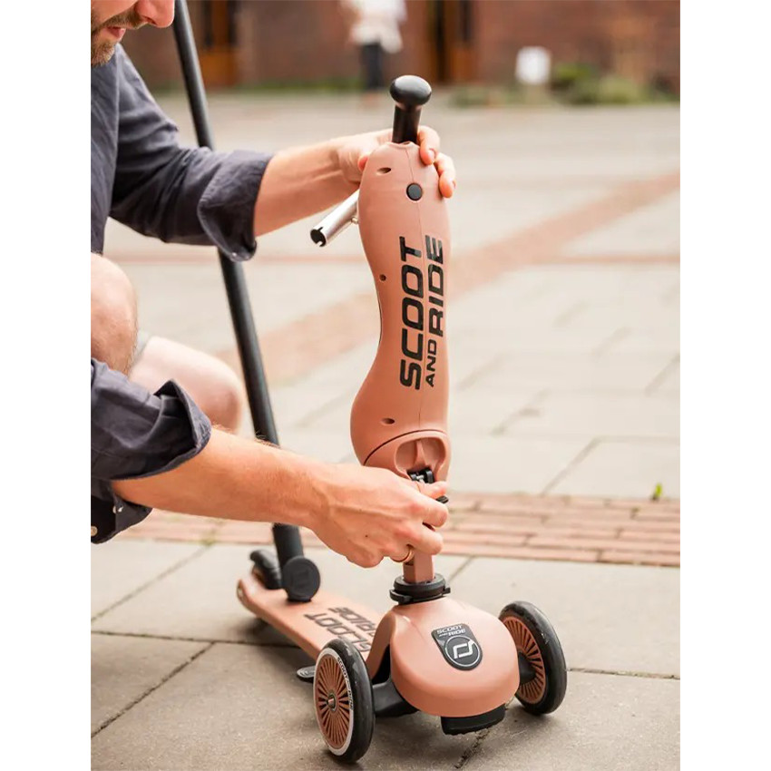 Trotinette 2-en-1 Highwaykick 1 Mocha 12m-5ans 