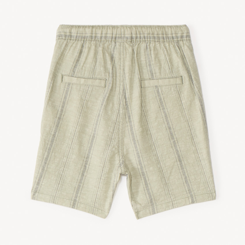 Bermudas de rayas de tela para bebé niño 