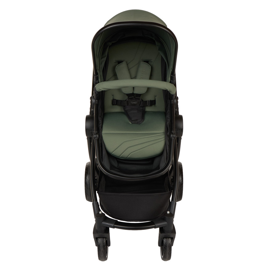 Carrito trio combinado Sienna y asiento de coche i-Prim kaki negro 