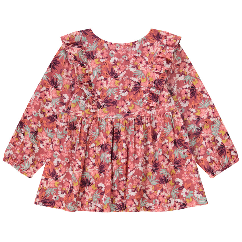 Túnica manga larga print flores - "Crépuscule d'Été"  Additional Túnica manga larga print flores - "Crépuscule d'Été"