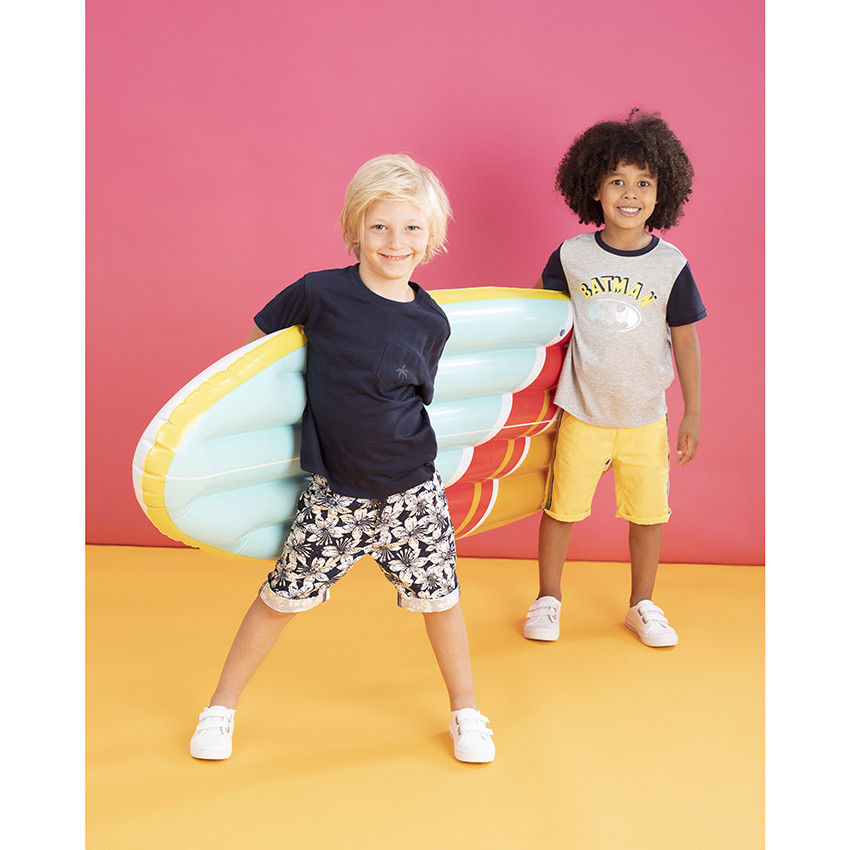 camiseta mangas cortas en jersey print Batman 