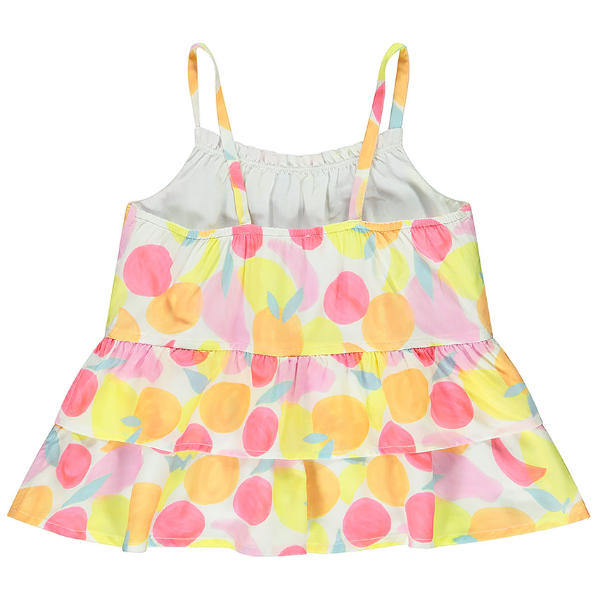 Tunique volantée imprimé fruits pour fille 