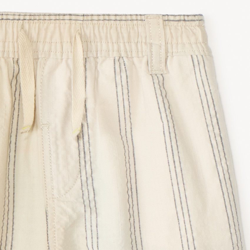 Bermudas de tela a rayas para niño bebé 