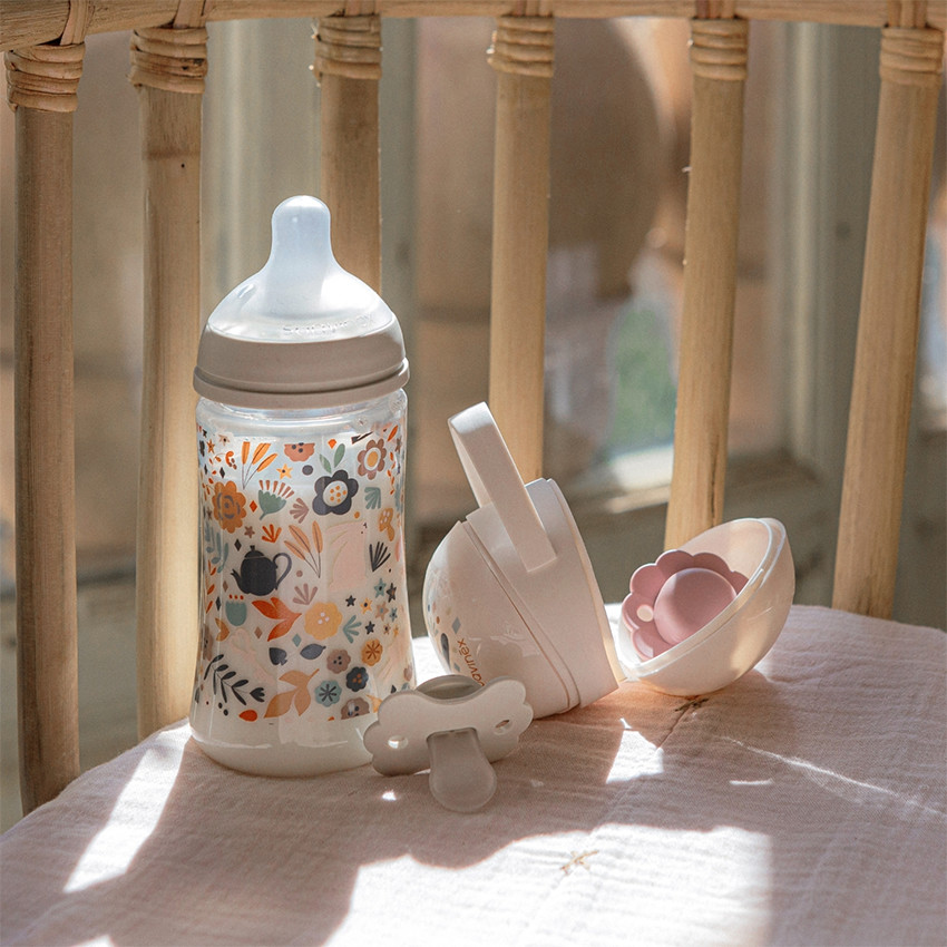 Cajita portachupetes dúo Wonderland Rosa 