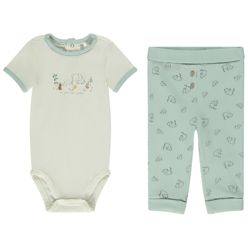 Conjunto de 2 piezas con calzoncillo evolutivo para bebe nino Orchestra