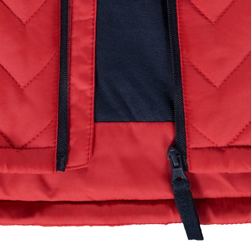 Doudoune sin mangas acolchada zigzags para bebé niño 