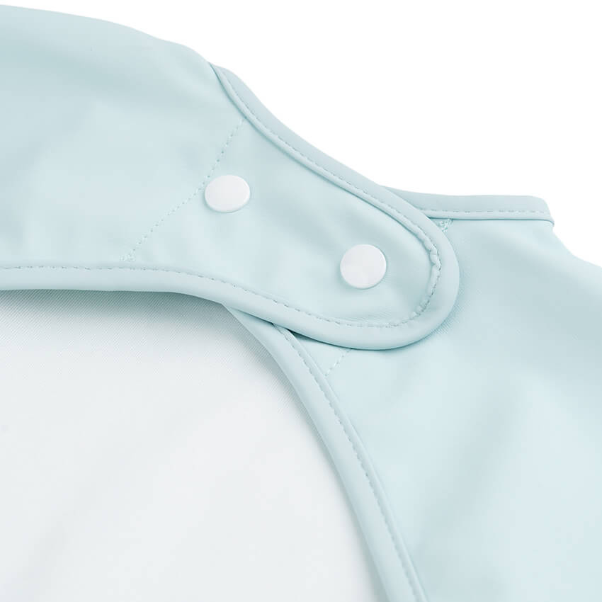 Bib de babero de manga larga - Azul 