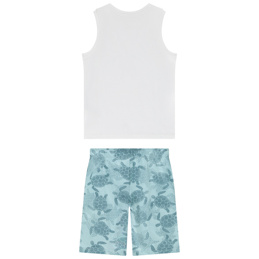 Conjunto 2 piezas de jersey con estampado de tortuga para niño 