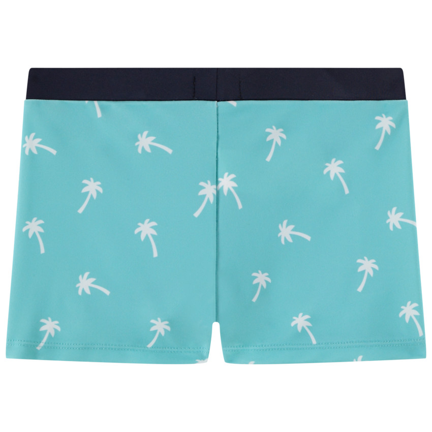 Bóxer de baño estampado palmeras para niño 