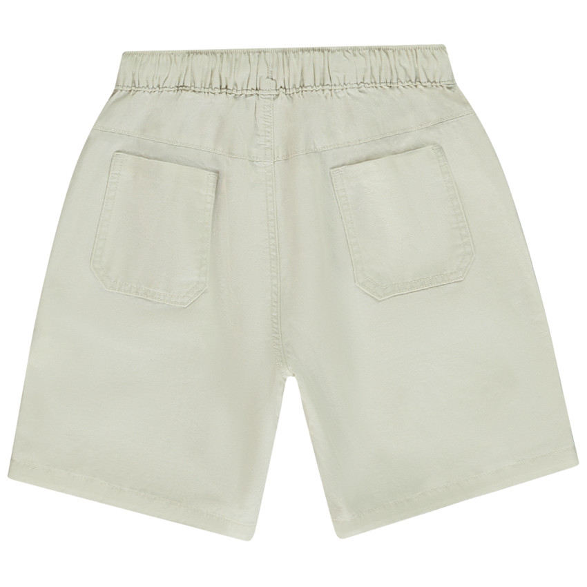 Bermudas lisas de tela para niño 
