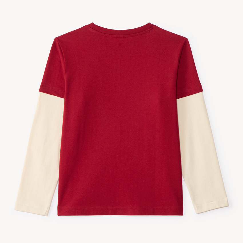 Camiseta de niño de manga larga efecto 2 en 1 Spider-Man Marvel 