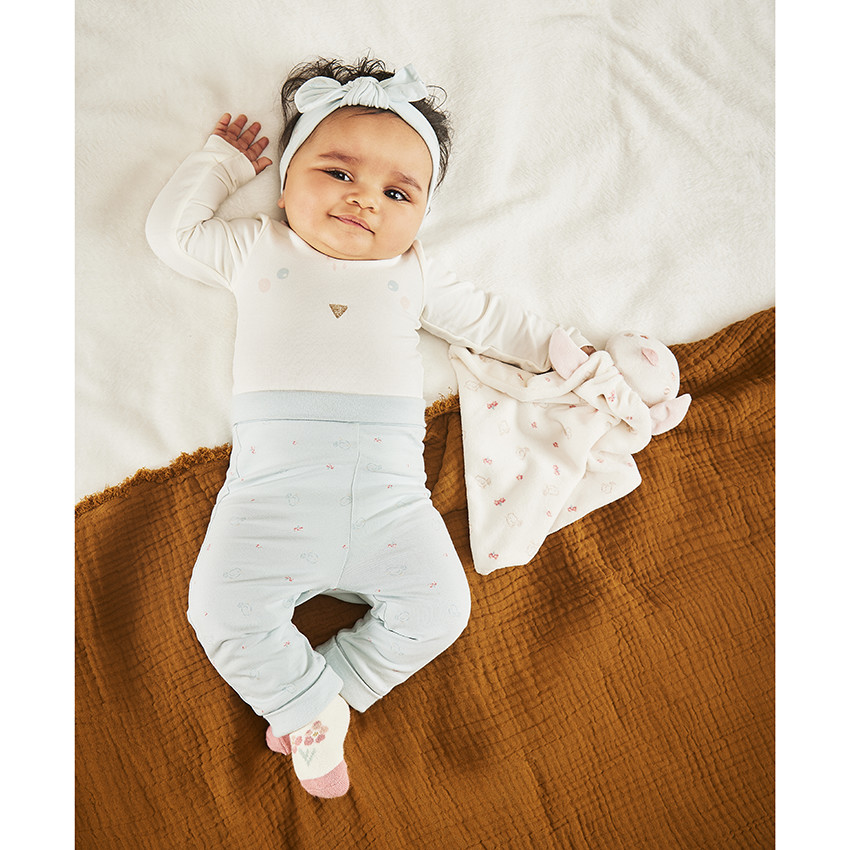 Lote de 3 pares de calcetines con estampado fantasía para niña 